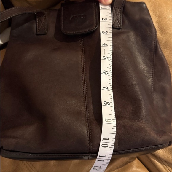 ALDO Collection Vintage Brown Genuine Leather Tote Bag - Picture 10 of 12